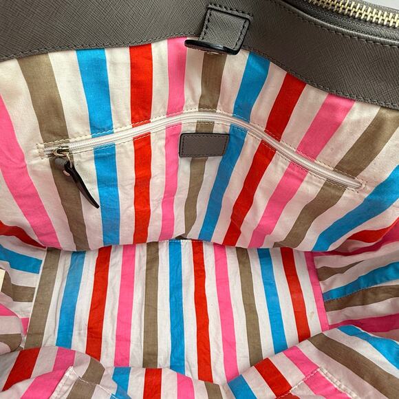 Kate Spade New York Newbury Lane Briar Saffiano Leather Tote in Warm Taupe - Picture 10 of 12